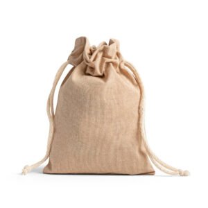 GIBRALTAR. Sacola em 70% algodão reciclado e 30% poliéster reciclado (140 g/m²) sem tingimento