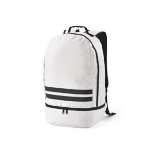 MANCHESTER. Mochila em poliéster reciclado 290T e sarja com compartimento para sapatos 25 L