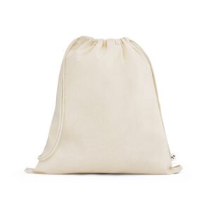 BELIZE. Sacola tipo mochila 100% algodão orgânico (140 g/m²)