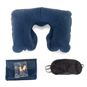 Kit Travesseiro Inflav Tapa Olho E Prot Auricular com Logotipo