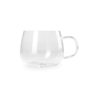 Xícara De Vidro 350Ml para Brinde Corporativo